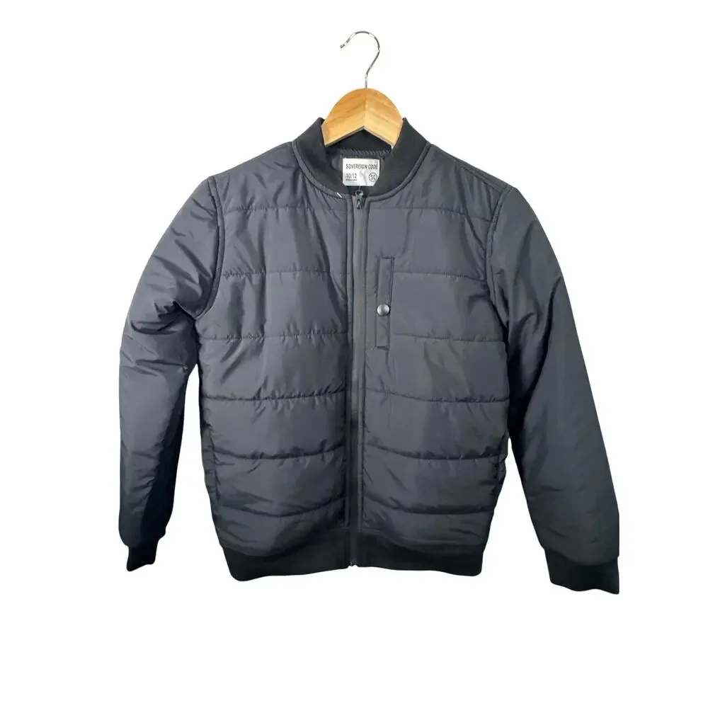 Soverign Code EASE Black Puffer Jacket Medium NEW